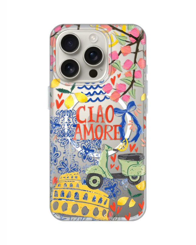 Maska za iPhone 16 Pro 6.3 Ciao Amore Print Magsafe