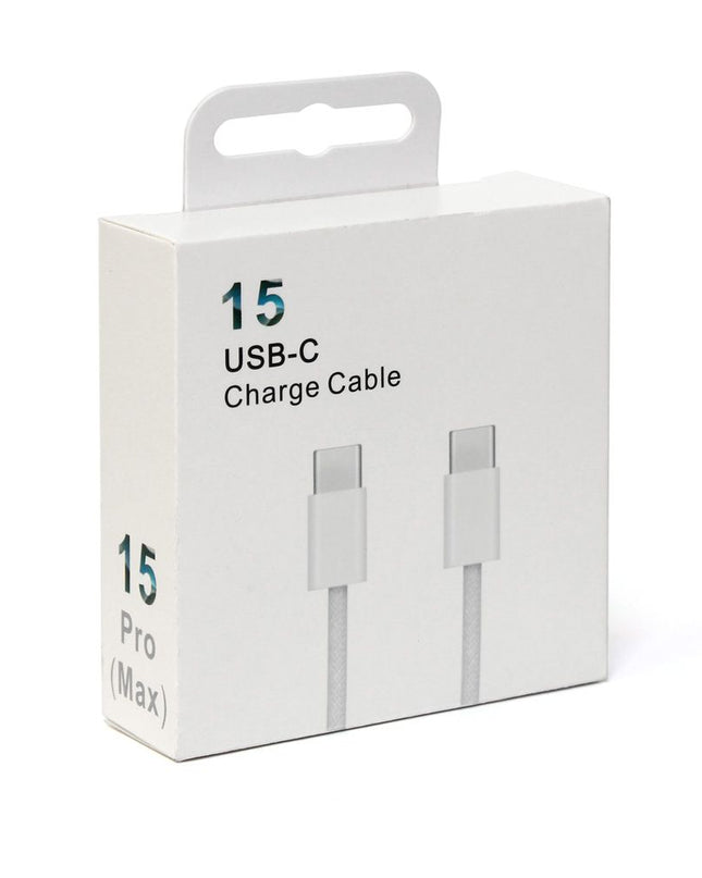 Data kabl iPhone 15 Type c na Type c beli 1m