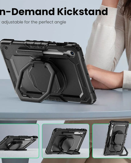 Maska za Samsung X520 Galaxy Tab S10 FE crna Outdoor