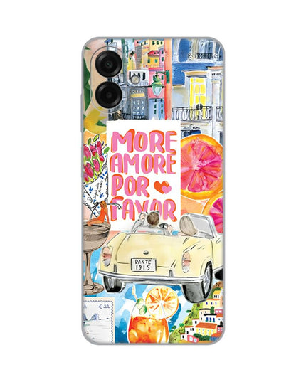 Maska za Samsung A075F Galaxy A07 More Amore Silikonska Print