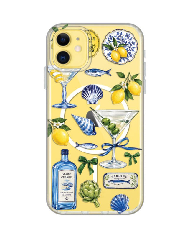 Maska za iPhone 11 6.1 Mediterranean Martini Print Magsafe