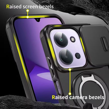 Maska za Xiaomi Redmi 15C 4G EU 173mm crna CamShield Ring stand
