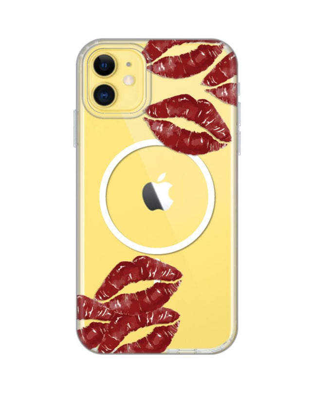 Maska za iPhone 11 6.1 Kisses Print Magsafe