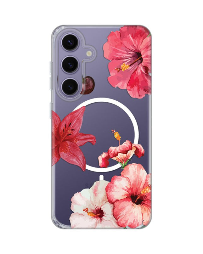 Maska za Samsung S921B Galaxy S24 Hibiscus Print Magsafe