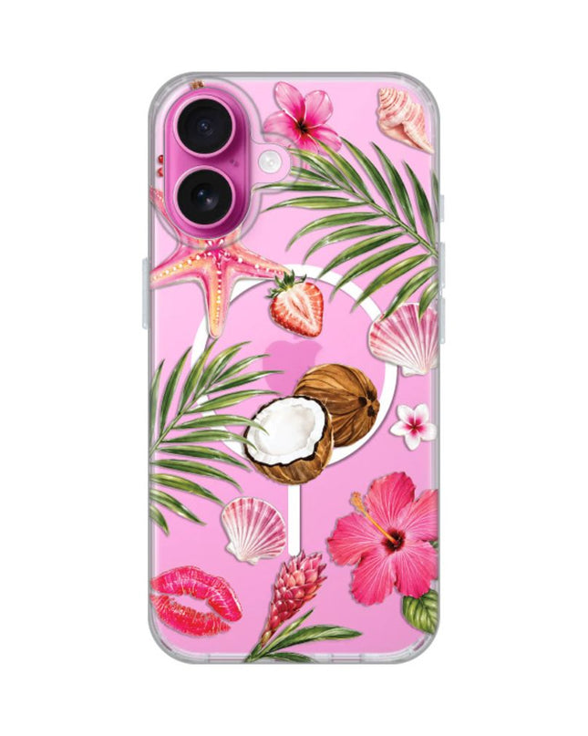 Maska za iPhone 16 6.1 Coconut Paradise Print Magsafe