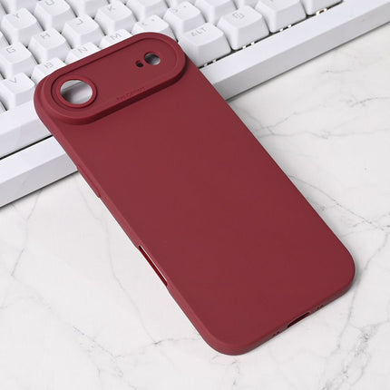 Maska za iPhone 17 Air 6.6 bordo Silikon Pro Camera