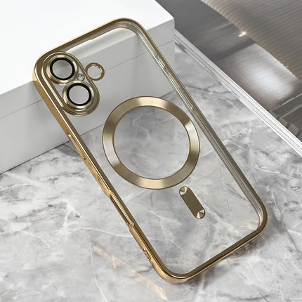 Maska za iPhone 17 6.3 zlatna Magsafe Lux