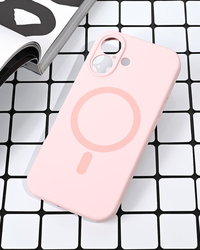 Maska za iPhone 17 6.3 roze Magsafe Pure color
