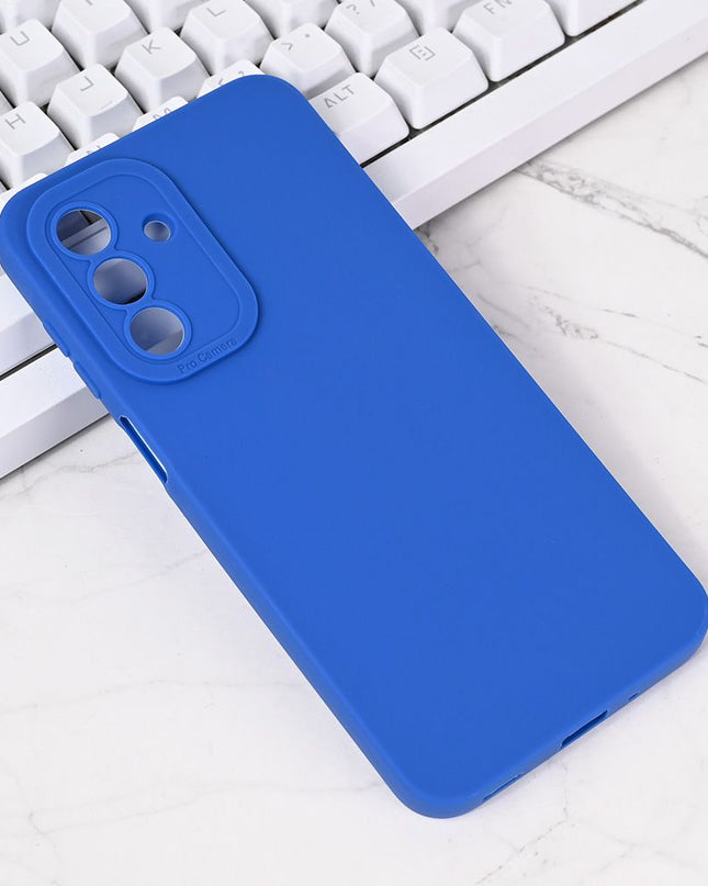 Maska Silikon Pro Camera za Samsung A175 Galaxy A17 tamno plava