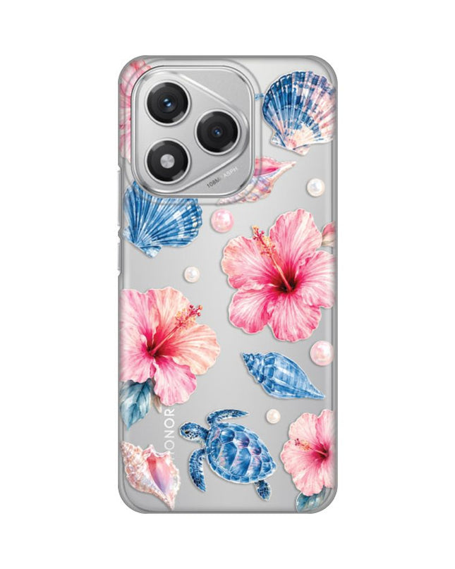 Maska za Honor 400 Lite Hibiscus Sea Silikonska Print Skin