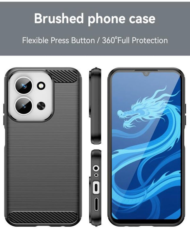 Maska za Xiaomi Redmi 15C 4G EU 173mm crna Defender Safeguard