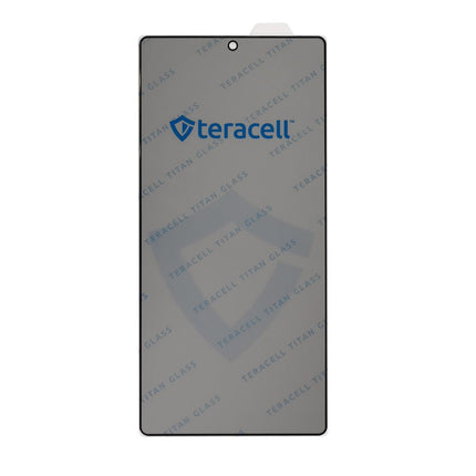 Zastitno staklo Tempered Glass Privacy Teracell Titan 2.5D za Samsung S938B Galaxy S25 Ultra crni (fingerprint unlock)
