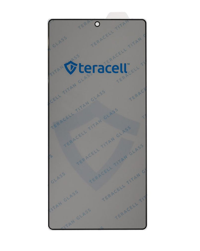 Zastitno staklo Tempered Glass Privacy Teracell Titan 2.5D za Samsung S938B Galaxy S25 Ultra crni (fingerprint unlock)