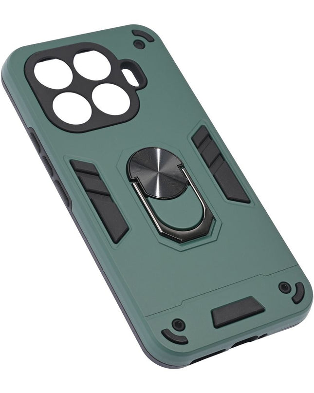 Maska za Xiaomi 17T Pro tamno zelena Hard Ring
