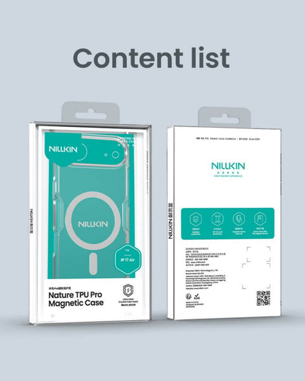 Maska za iPhone 17 Air 6.6 transparent Nillkin Nature Pro Magnetic