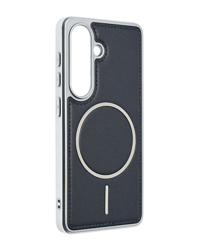 Maska za Samsung S941B Galaxy S26 tamno plava Magsafe Urban Leather