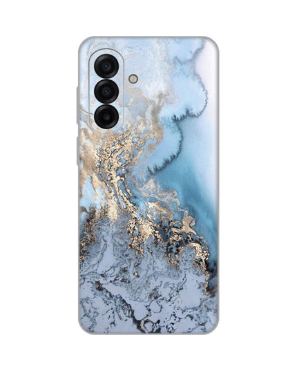 Maska za Samsung A175F Galaxy A17 Blue Gold Marble Silikonska Print