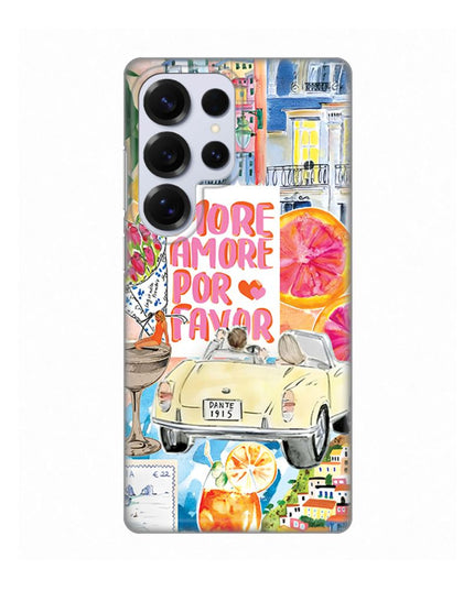 Maska za Samsung S938B Galaxy S25 Ultra More Amore Silikonska Print
