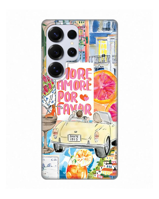 Maska za Samsung S938B Galaxy S25 Ultra More Amore Silikonska Print