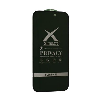 Zastitno staklo Tempered glass X mart 9D Privacy za iPhone 15 6.1