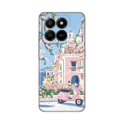 Maska za Honor X7d 4G/400 Smart 5G Pink Italy Silikonska Print