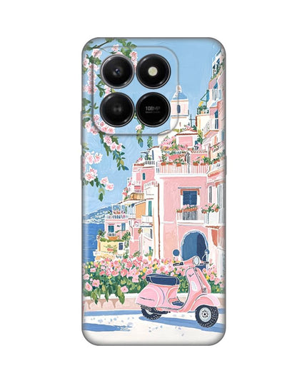 Maska za Honor X7d 4G/400 Smart 5G Pink Italy Silikonska Print