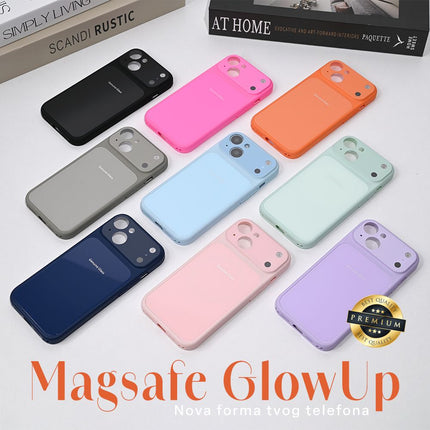Maska za iPhone 16 Pro 6.3 pink Magsafe GlowUp