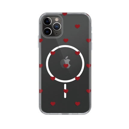 Maska za iPhone 11 Pro 5.8 Red Hearts Print Magsafe