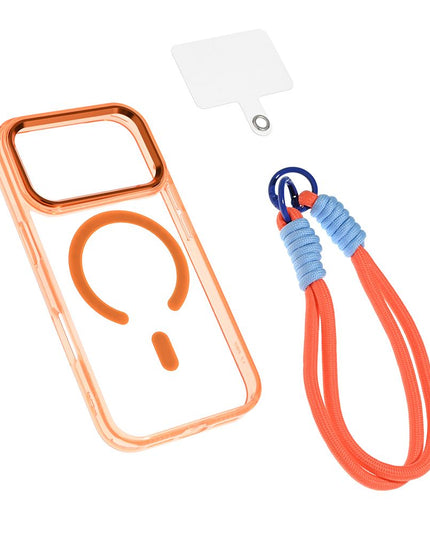 Maska za iPhone 17 Pro 6.3 narandzasta Magsafe Loop