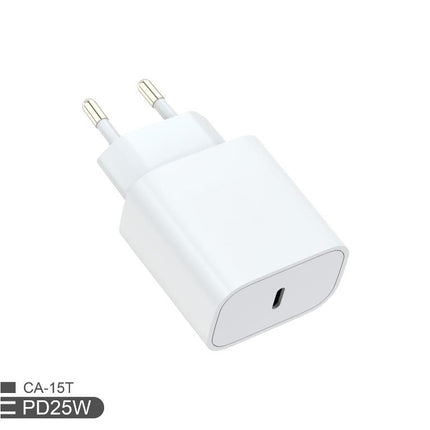 Zidni punjac FULMOVA GAN PD/25W/ sa USB-C kablom bela