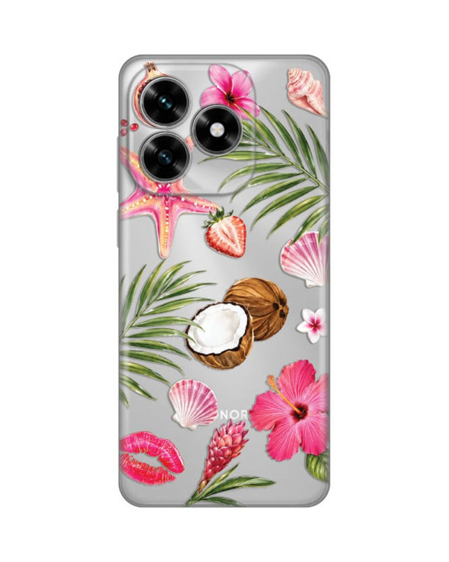 Maska za Honor X5c Plus Coconut Paradise Silikonska Print