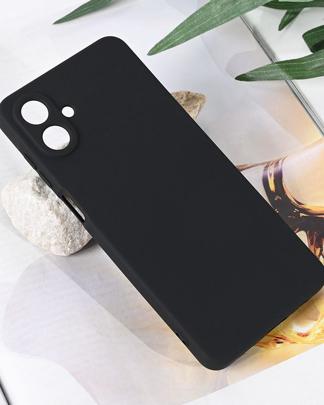 Maska za Samsung A075F Galaxy A07 crna Teracell Soft Velvet