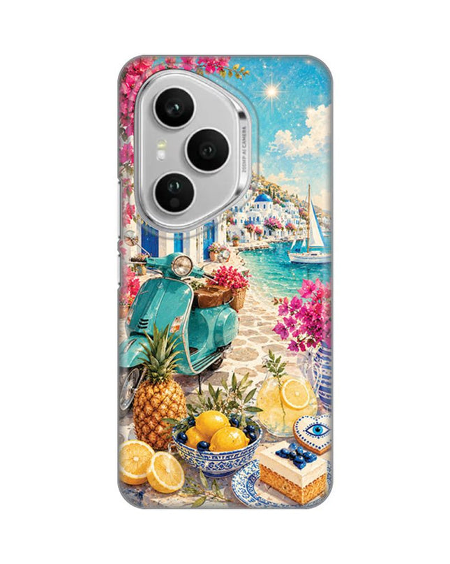 Maska za Honor 400 Pro Summer in Greece Silikonska Print Skin