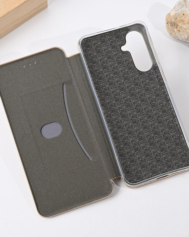 Maska za Samsung A175F Galaxy A17 zlatna Teracell Flip Cover