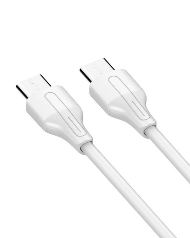 Data kabl LDNIO LC122-C 65w, Type C na Type C beli 2m