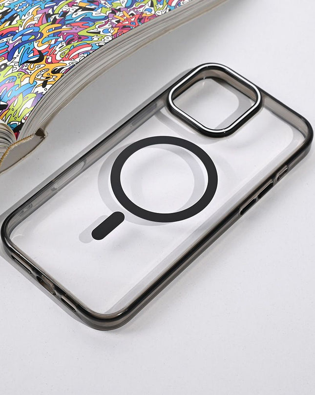 Maska za iPhone 16 Pro Max 6.9 crna Magsafe Color Pop