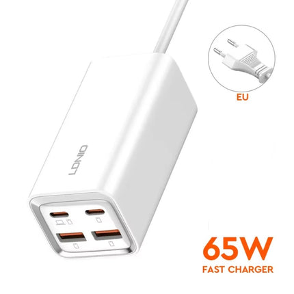 Kucni punjac LDNIO A4610C, QC4+, PD3.0, PPS, 65W beli