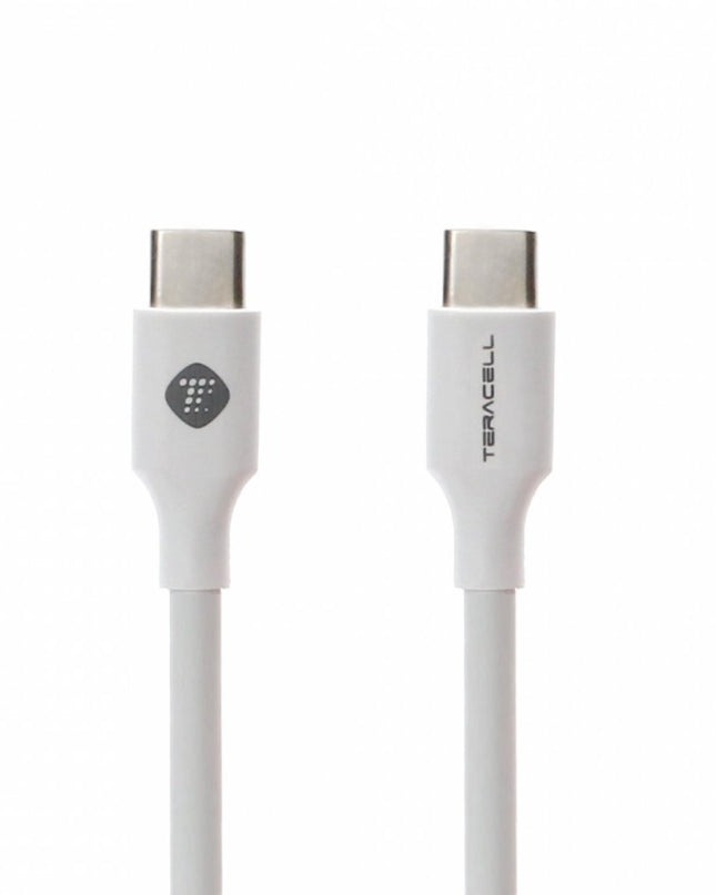 Data kabl Teracell Plus 45W PD Type C na Type C beli 2m
