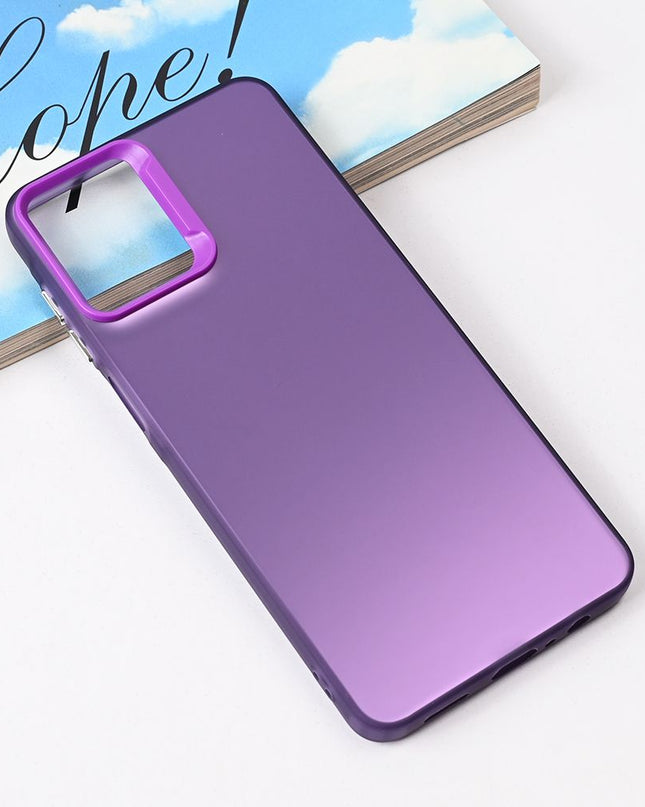Maska za Samsung A075F Galaxy A07 ljubicasta Clear