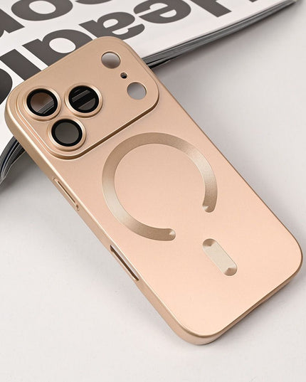 Maska za iPhone 17 Pro 6.3 zlatna Magsafe Chrome