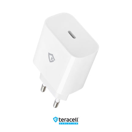 Kucni punjac Teracell Evolution TC-07 PD Fast charging 20W sa PD iPhone lightning kablom beli CE