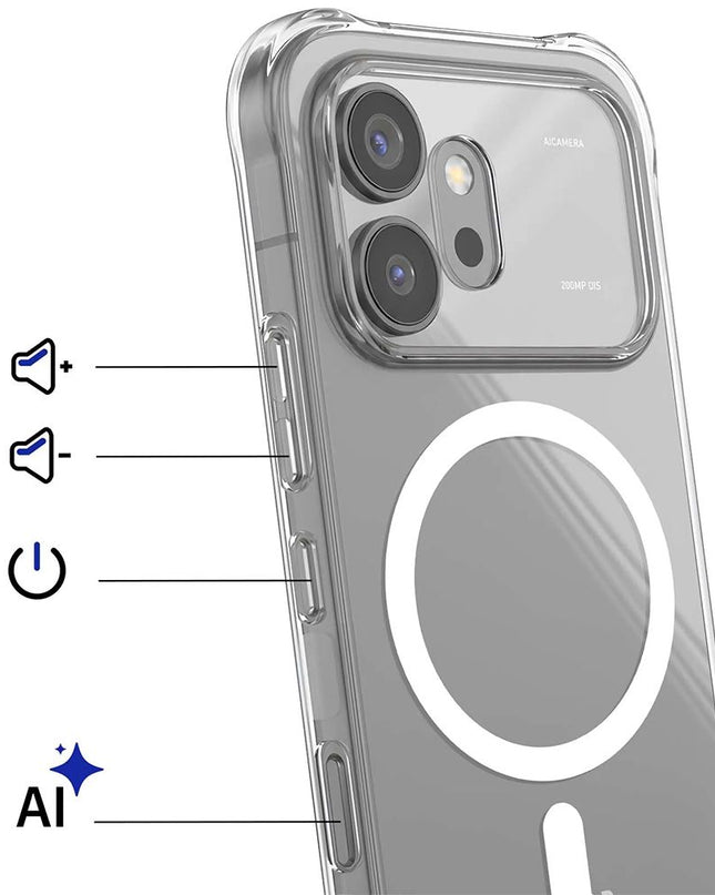 Maska za Honor 600 transparent Magsafe Ice Cube
