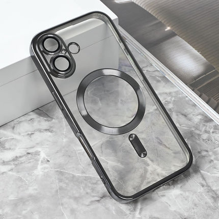 Maska za iPhone 17 6.3 siva Magsafe Lux