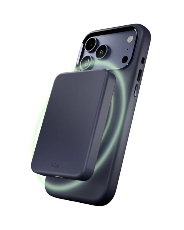 Maska za iPhone 17 Pro 6.3 tamno plava Puro ICON MAG PRO