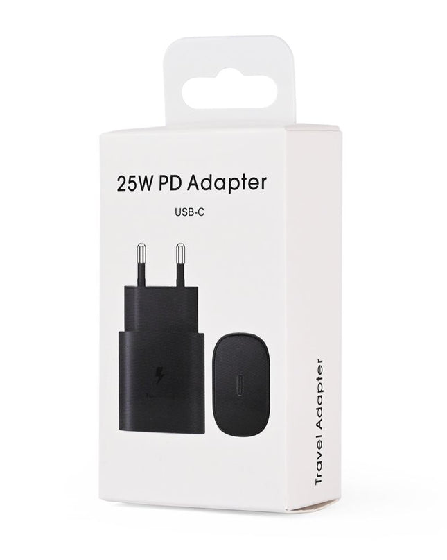 Kucni punjac PD Fast charger 25W za Samsung CE crni