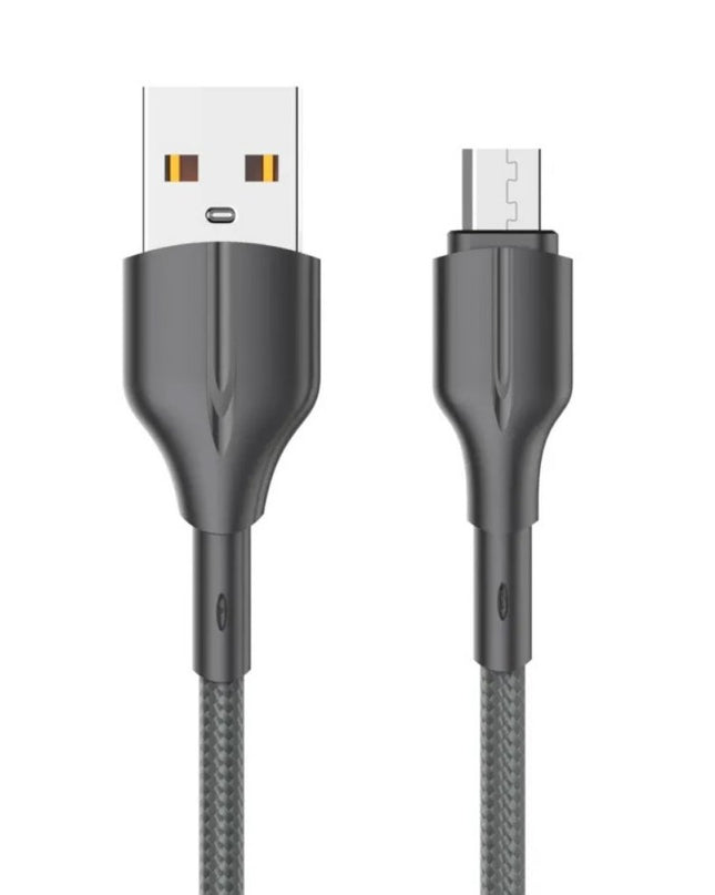 Data kabl LDNIO LS851 25W Fast micro USB sivi 1m