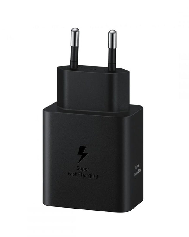 Kucni punjac PD Fast charger 45W redizajn za Samsung sa PD Type C kablom CE crni