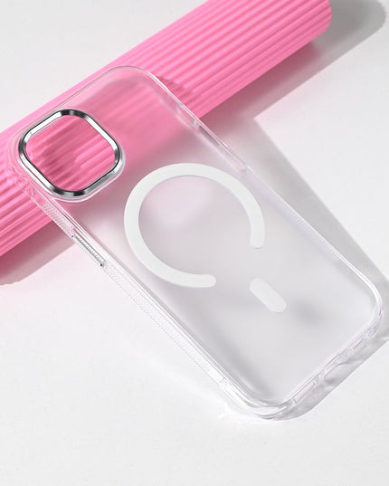 Maska za iPhone 15 6.1 bela Magsafe Glow