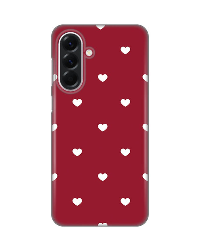 Maska za Samsung A566B Galaxy A56 5G Burgundy Hearts Silikonska Print Skin
