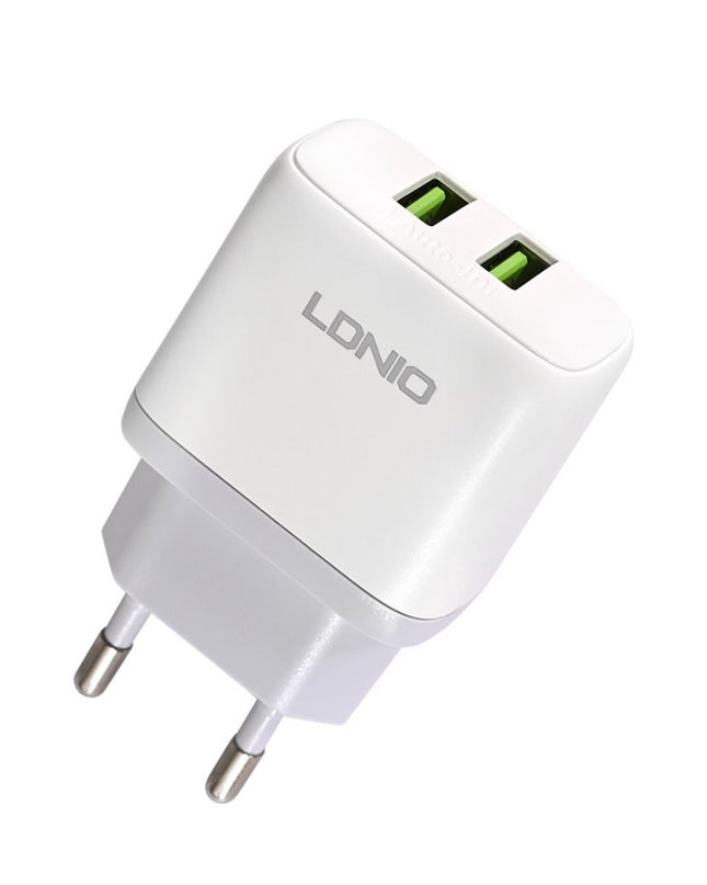Kucni punjac LDNIO A2221 2xUSB, 12W beli